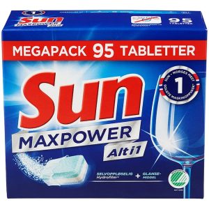 Sun maskinoppvask 95 tabletter maxpower