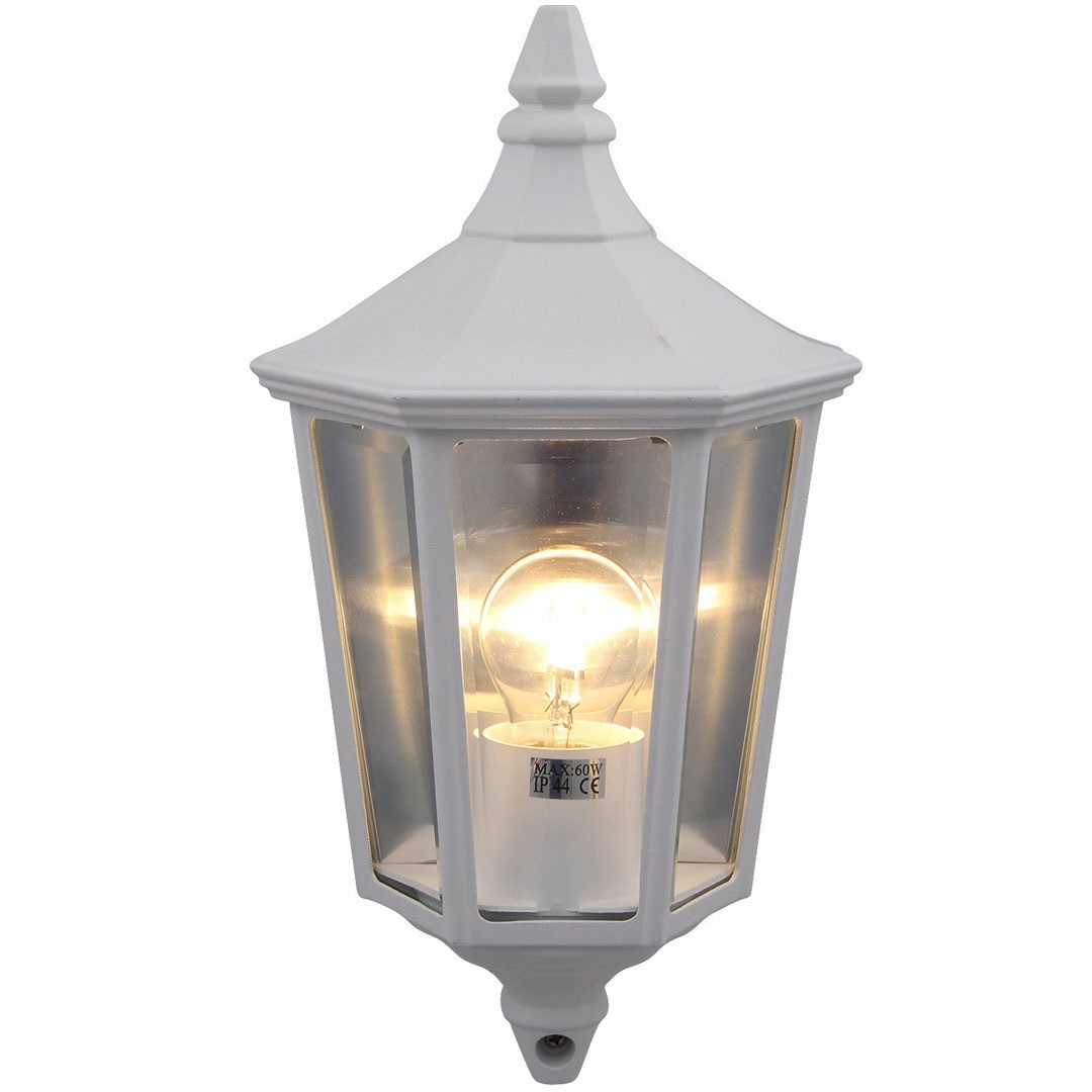 Dovre veggskjold hvit (flat)