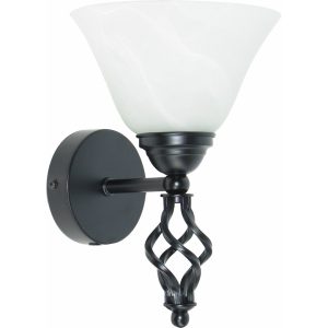 Kristin vegglampe liten 26cm i sort