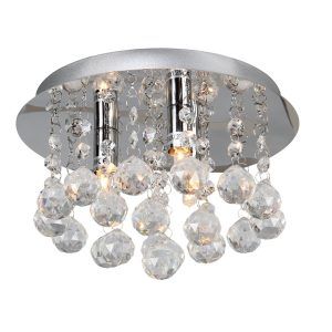 Ceres taklampe 3xg9 krom og klar