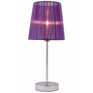Straight bordlampefot 32cm krom