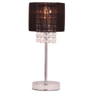 Vicenza bordlampe h: 36 med sort skjerm.
