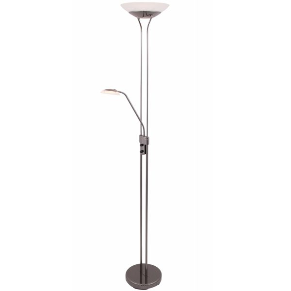 Bahamas led uplight med lesearm sort/kro