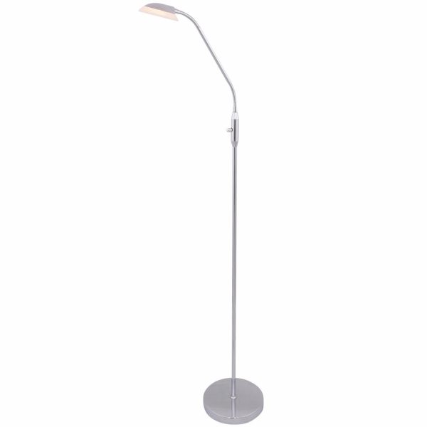 Bahamas led gulvlampe krom