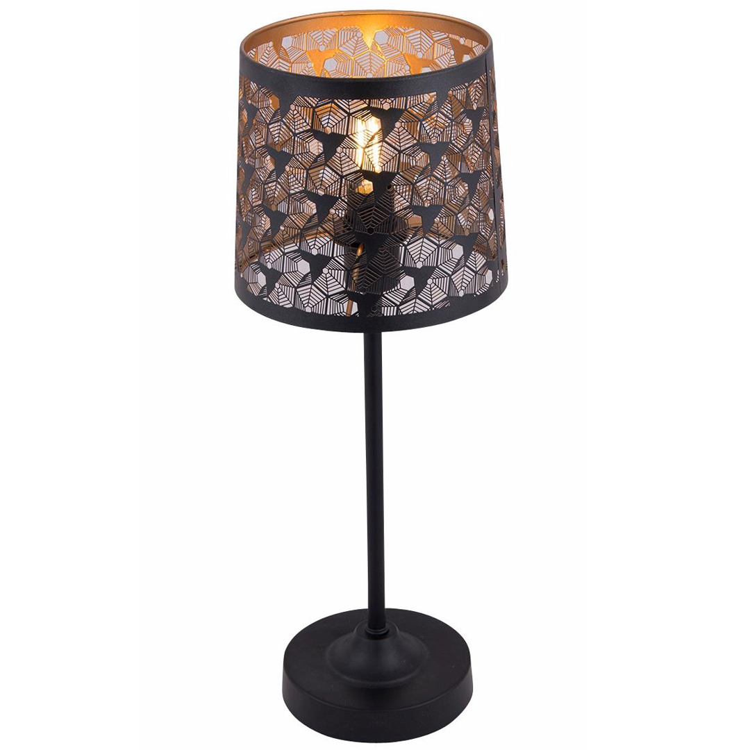 Riga bordlampe sort og gull