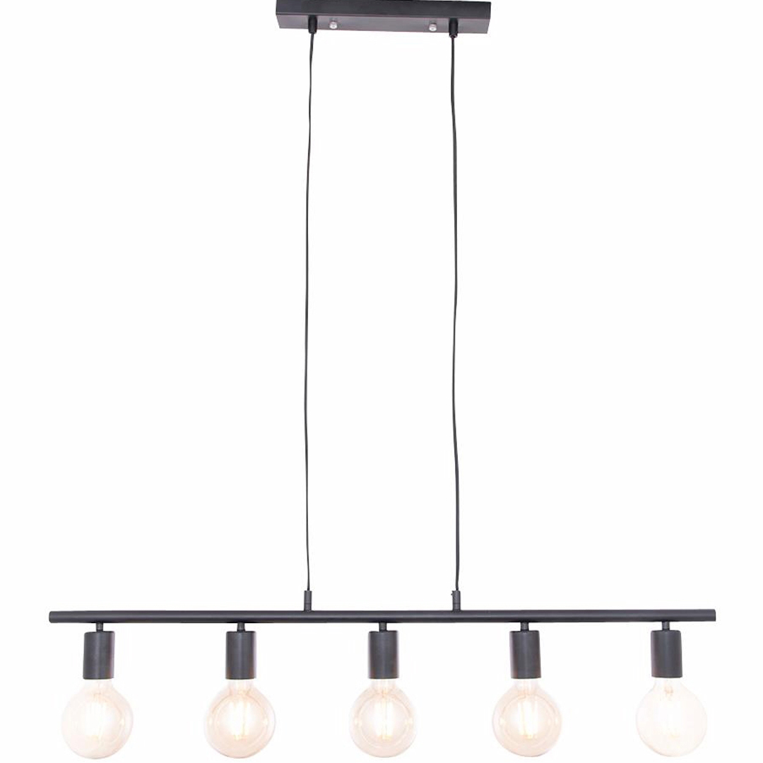 Easy taklampe 5-lys sort 5x42watt