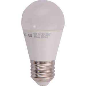 Krone ledpære 6w 470 lumen (40 watt) e27