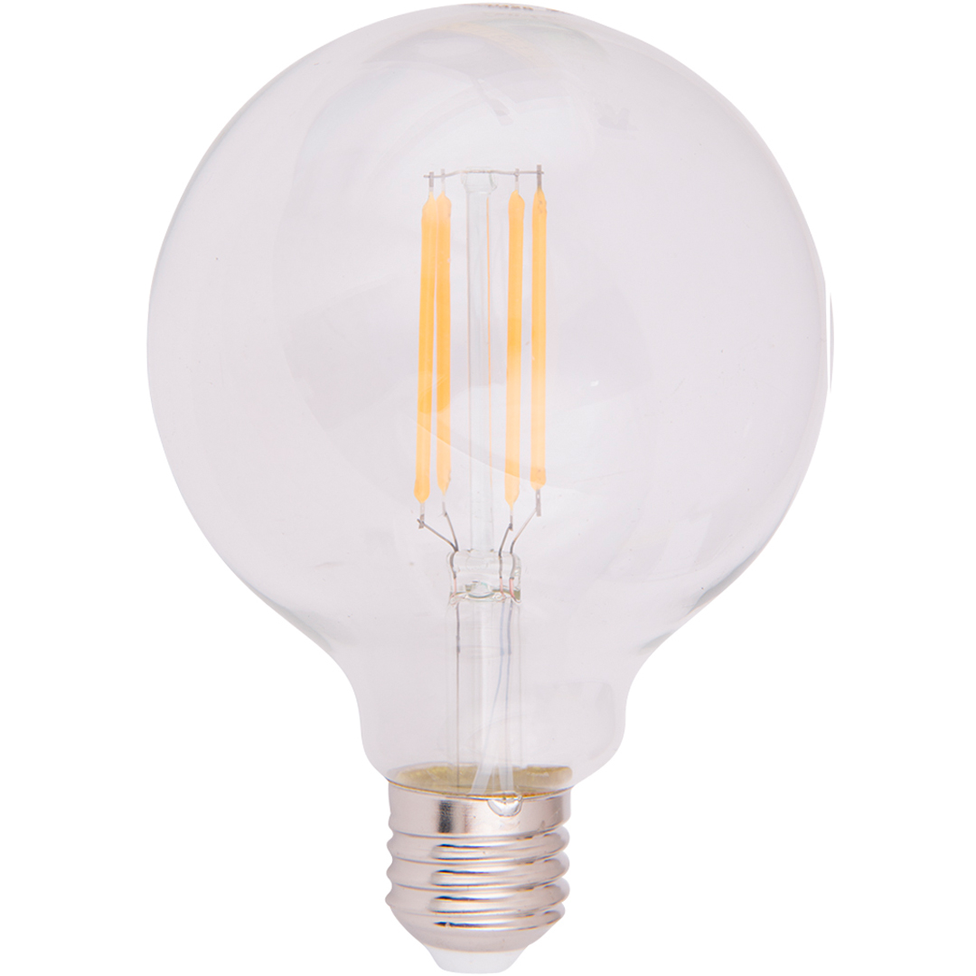 Globe led lyspære 95mm 1w e27 80 lumen