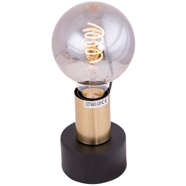Alicante bordlampe sort med messing farg - Bilde 4