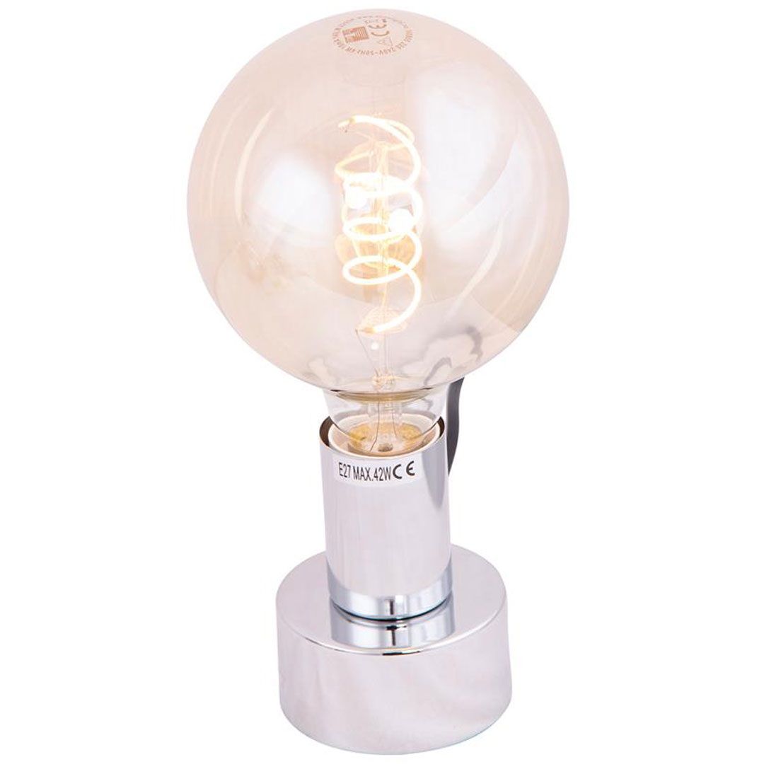 Alicante bordlampe krom farge