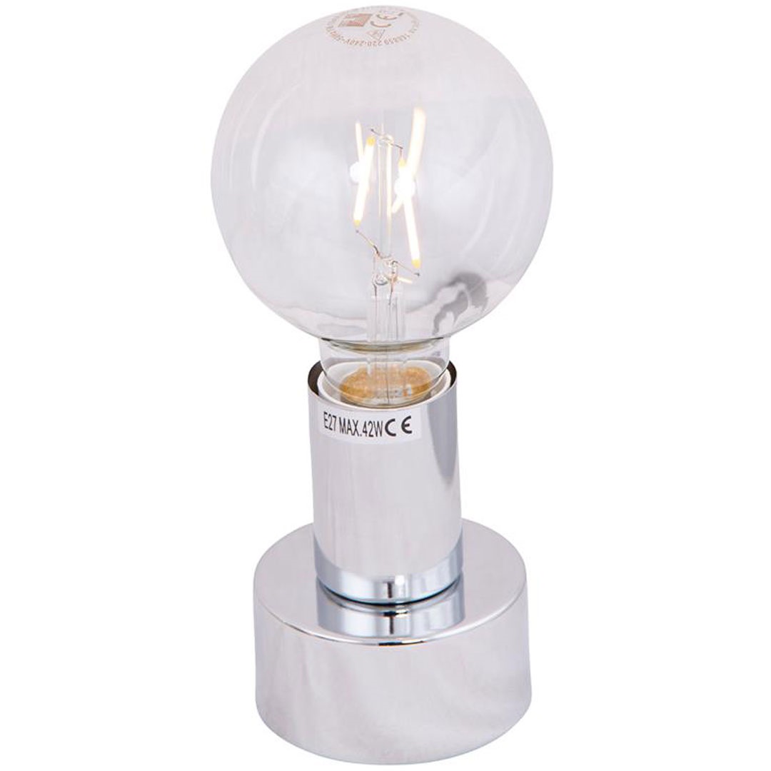 Alicante bordlampe krom farge - Bilde 2