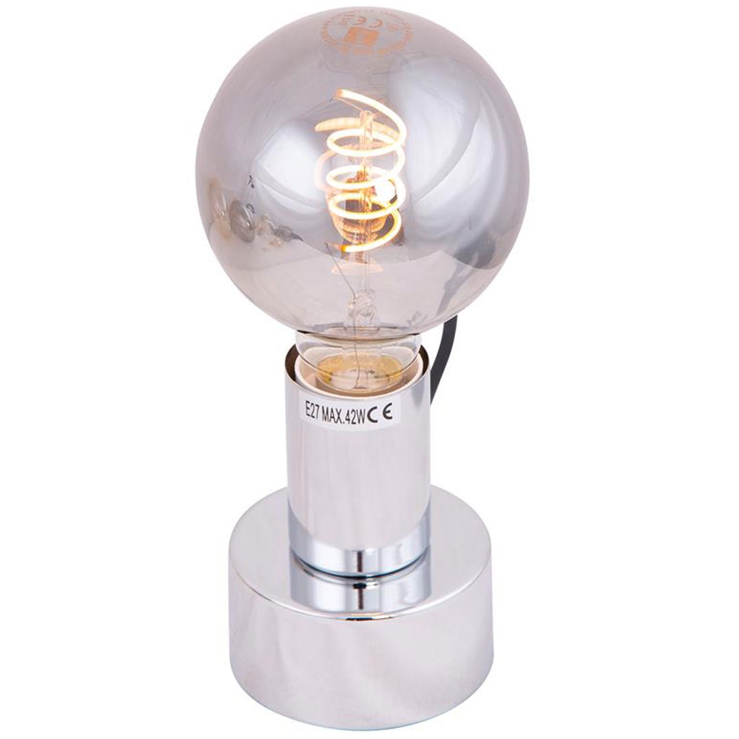 Alicante bordlampe krom farge - Bilde 4