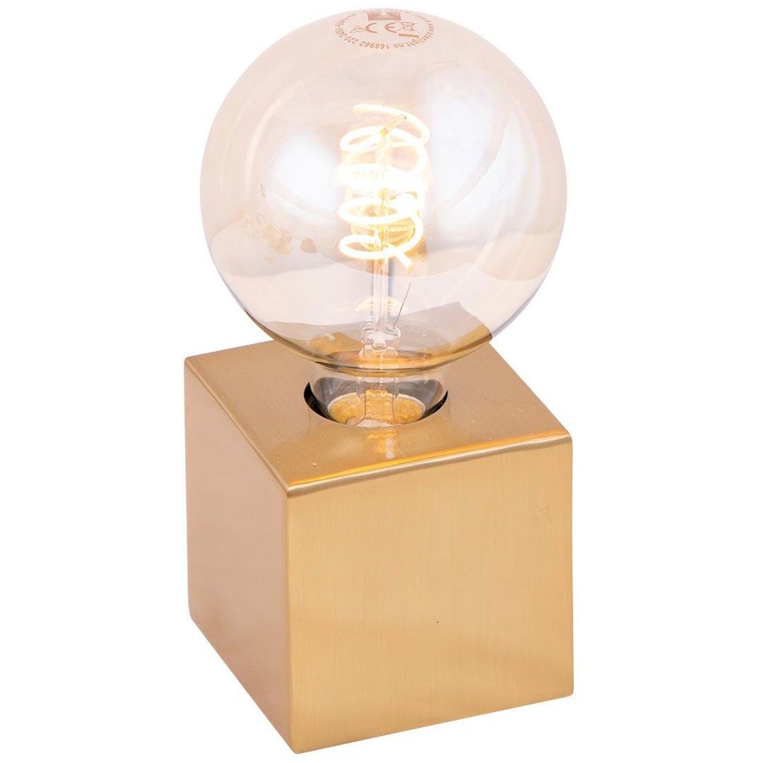 Dice bordlampe messing farge - Bilde 2