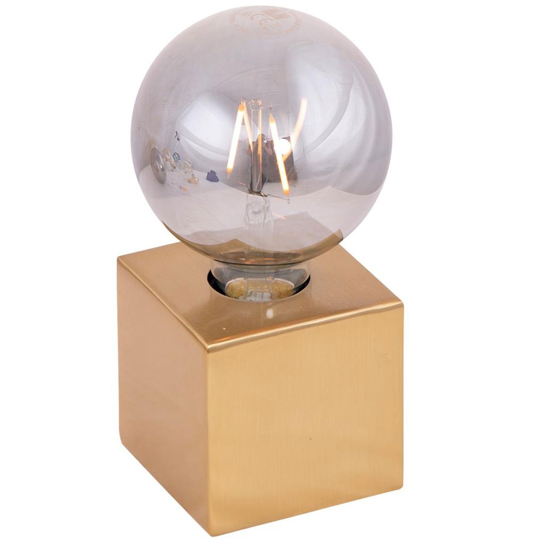 Dice bordlampe messing farge - Bilde 4