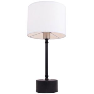 Merida bordlampe med velour lampeskjerm