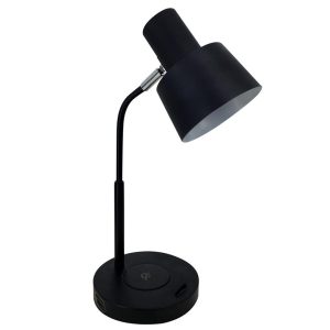 Split bordlampe med trådløs og usb lader