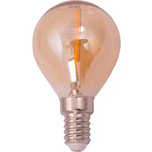 Filament led illum 1w amber (10w)e14 60