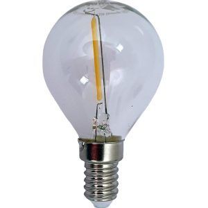Filament ledpære illum 1w klar (10w)e14