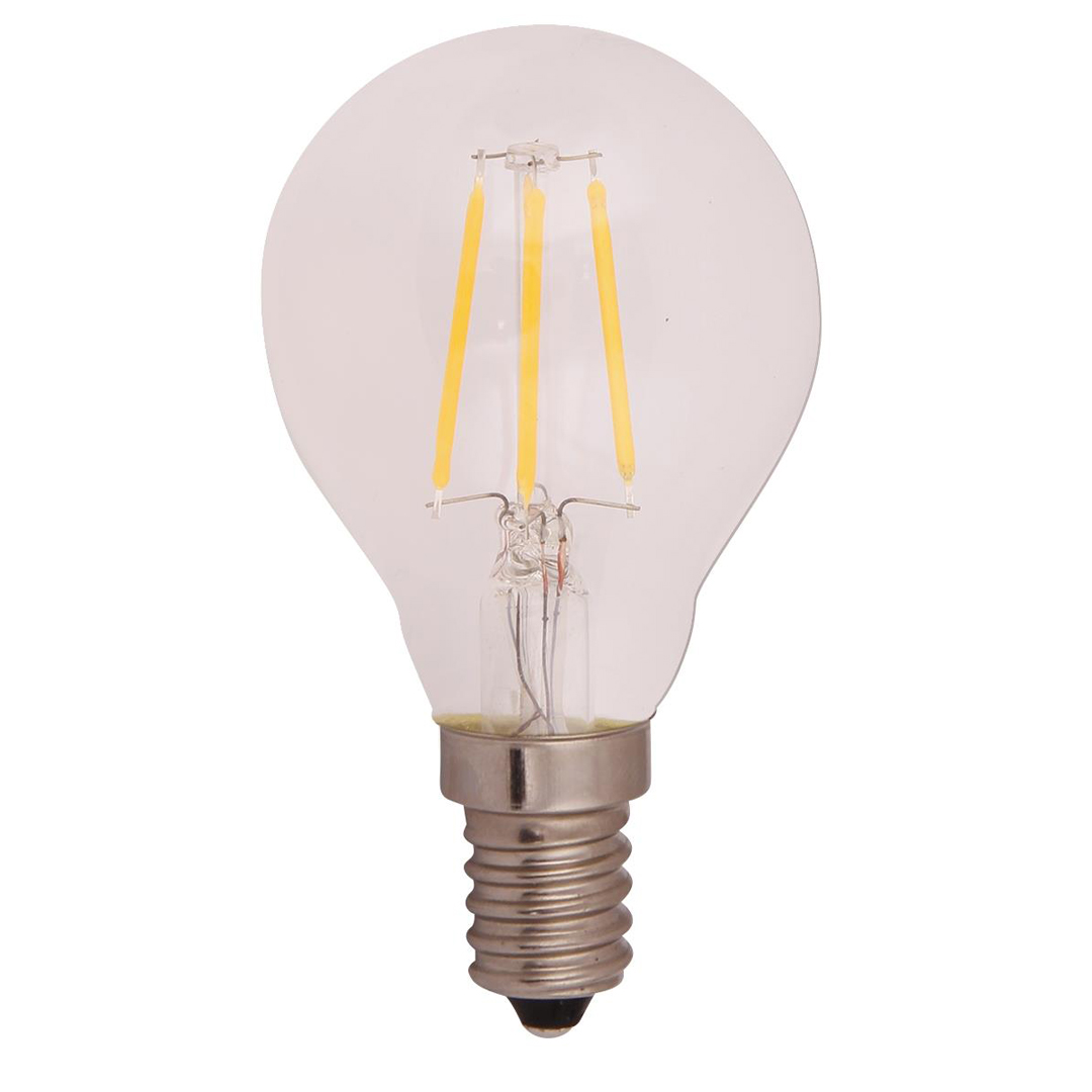 Filament ledpære illum 3w klar (25w) e14