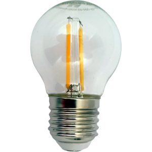 Filament ledpære krone 3w klar (25w) e14