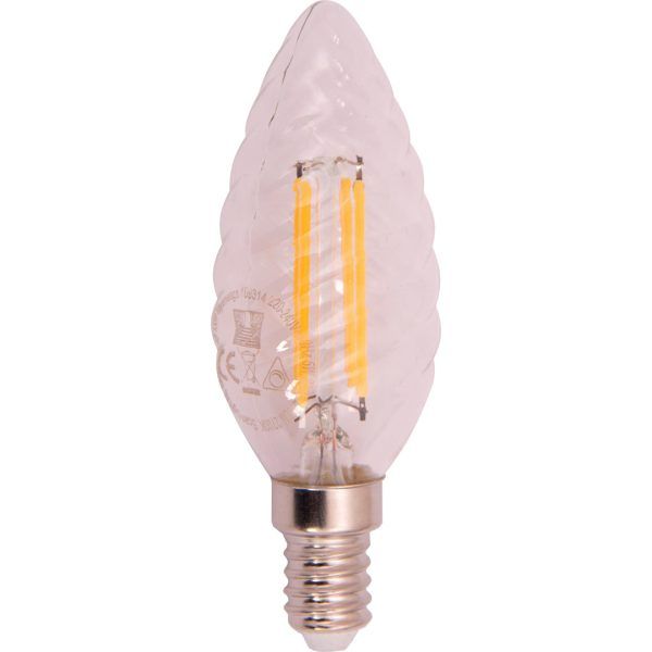 Filament led mignon vridd 5w klar (40w)