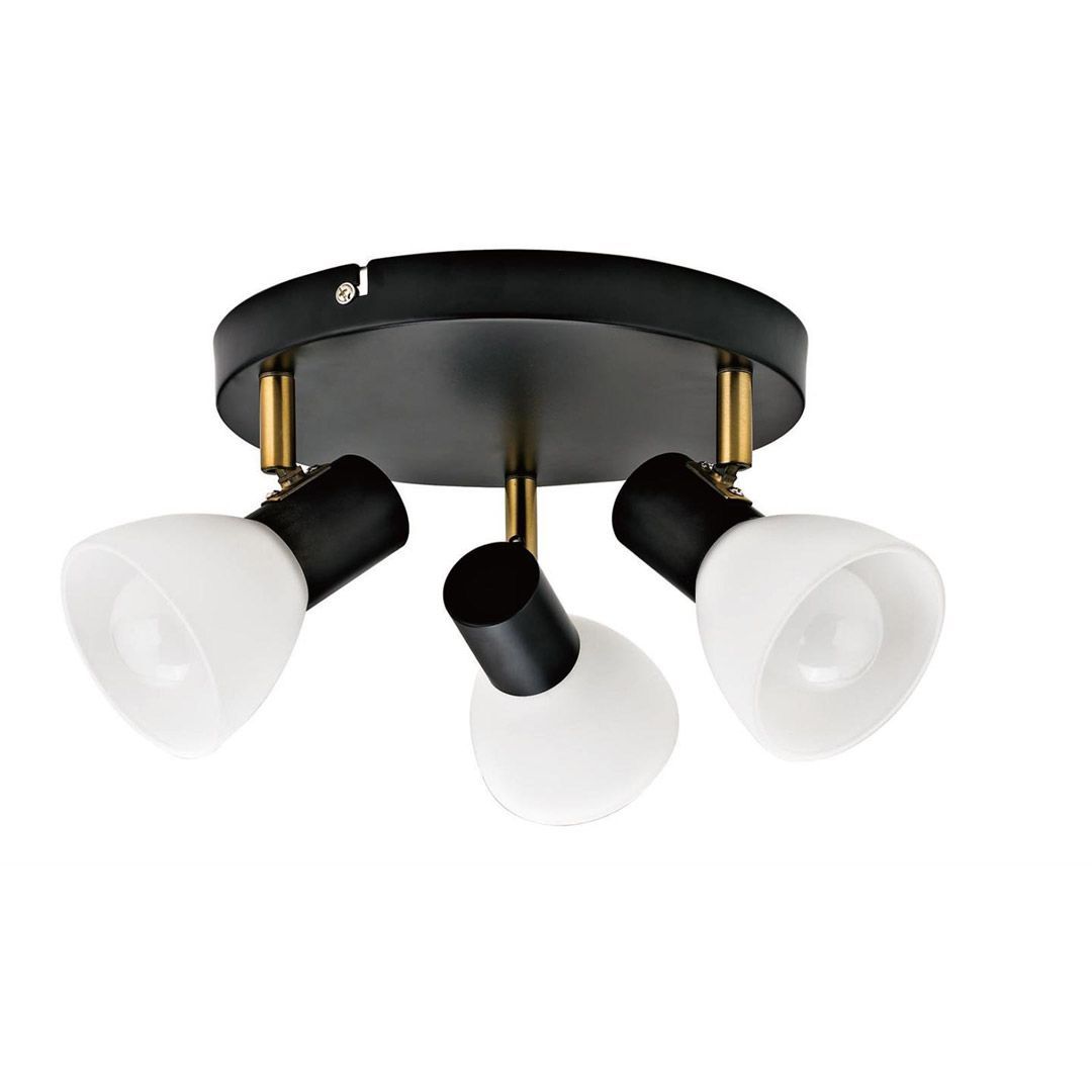 York 3-lys taklampe/spot