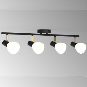 York 4-lys taklampe/spot