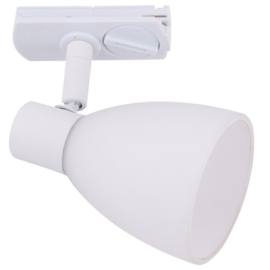 Track-light opalisert glasshode hvit far