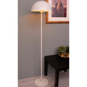 Pavia gulvampe hvit 150 cm