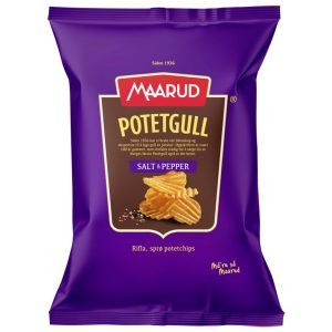 Maarud potetgull salt&pepper 250g