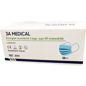 Munnbind 50 pakning type iir 3a medical
