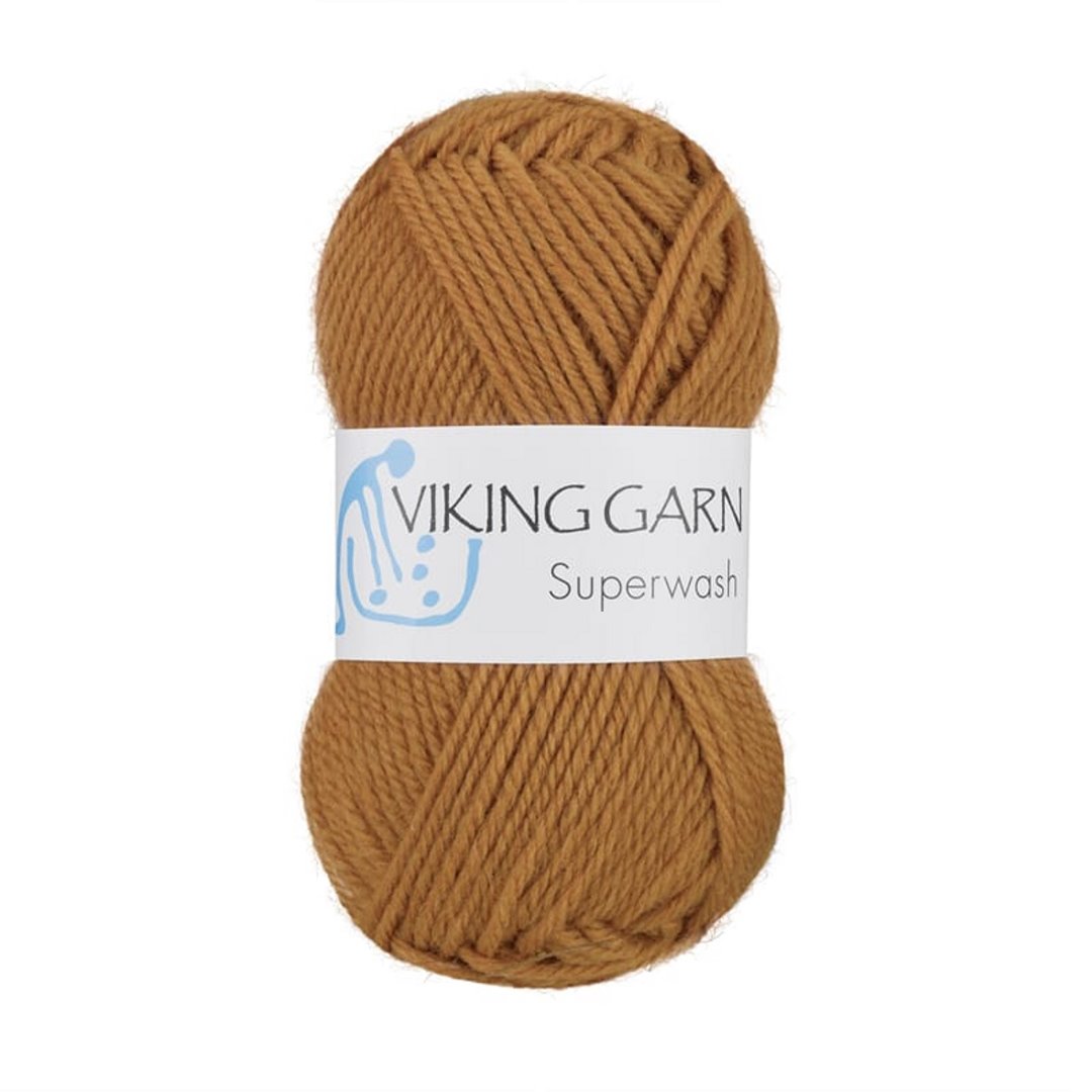Garn viking superwash 144 korngul