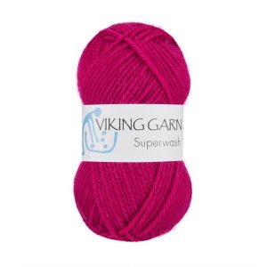Garn viking superwash 164 rosa