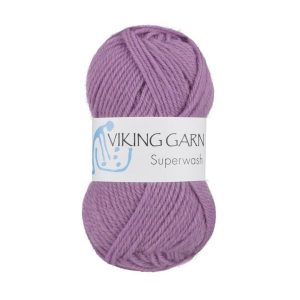 Garn viking superwash 177 lilla