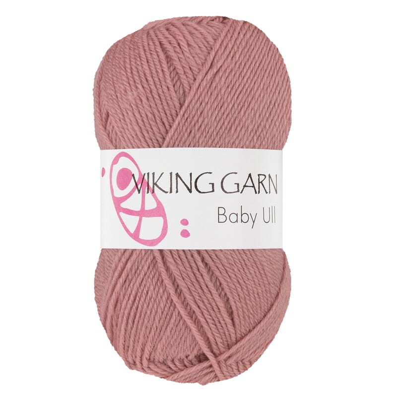 Garn viking baby ull gammelrosa 365