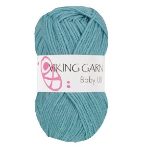 Garn viking baby ull 379 turkis