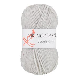 Garn viking sportsragg 512 lys grå