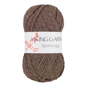 Garn viking sportsragg 519 lys brun