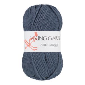 Garn viking sportsragg 527 jeansblå