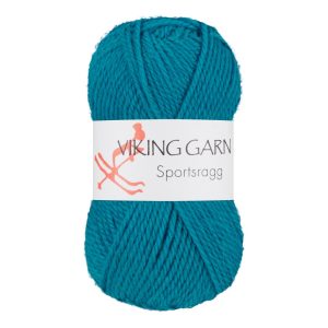 Garn viking sportsragg 529 turkis