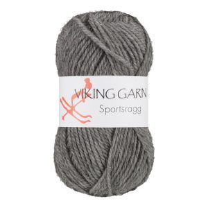 Garn viking sportsragg 530 mørk grå