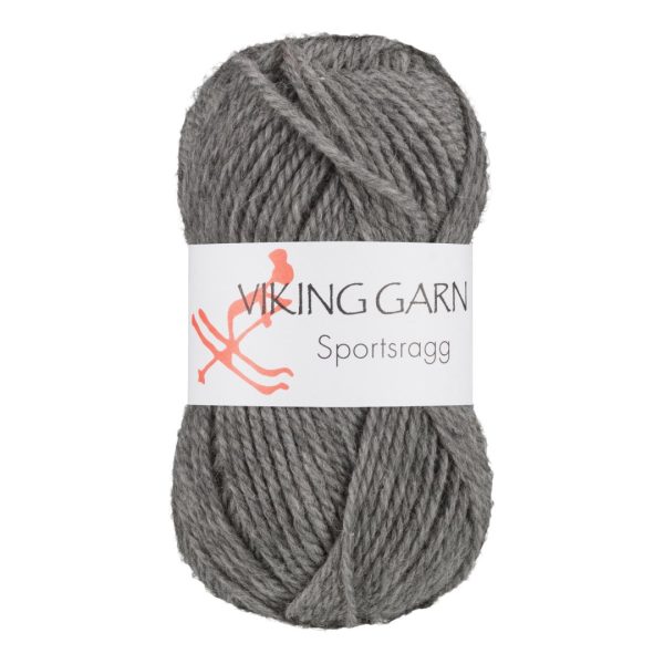 Garn viking sportsragg 530 mørk grå