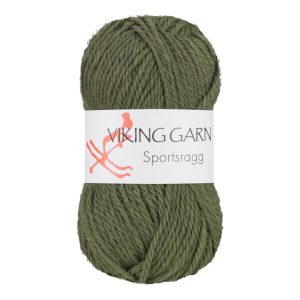 Garn viking sportsragg 532 mørk grønn