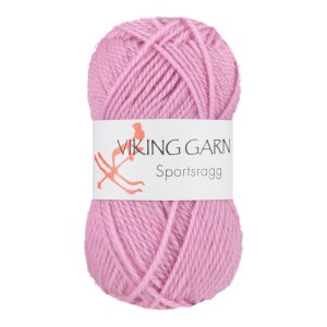 Garn viking sportsragg 563 lys rosa