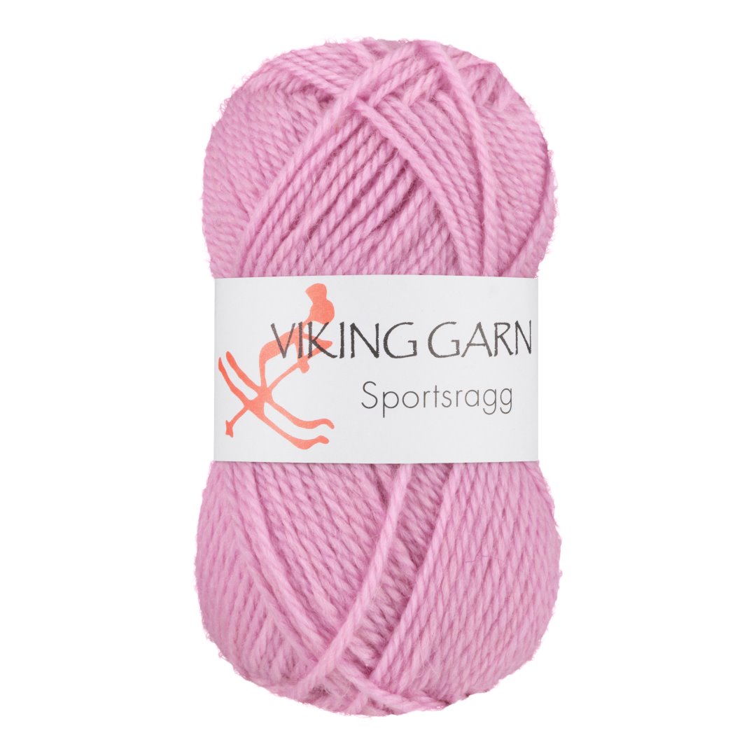 Garn viking sportsragg 563 lys rosa