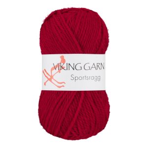Garn viking sportsragg 565 rød