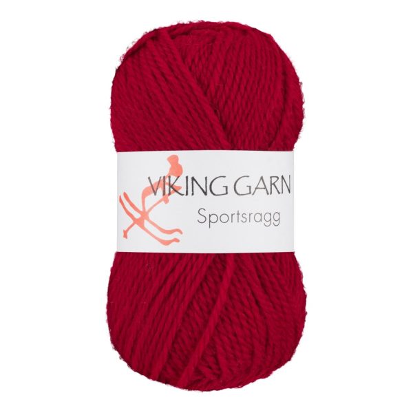 Garn viking sportsragg 565 rød