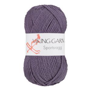 Garn viking sportsragg 568 mørk syrin