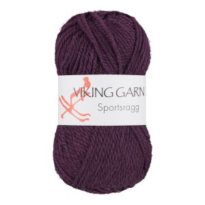 Garn viking sportsragg 578 mørk syrin