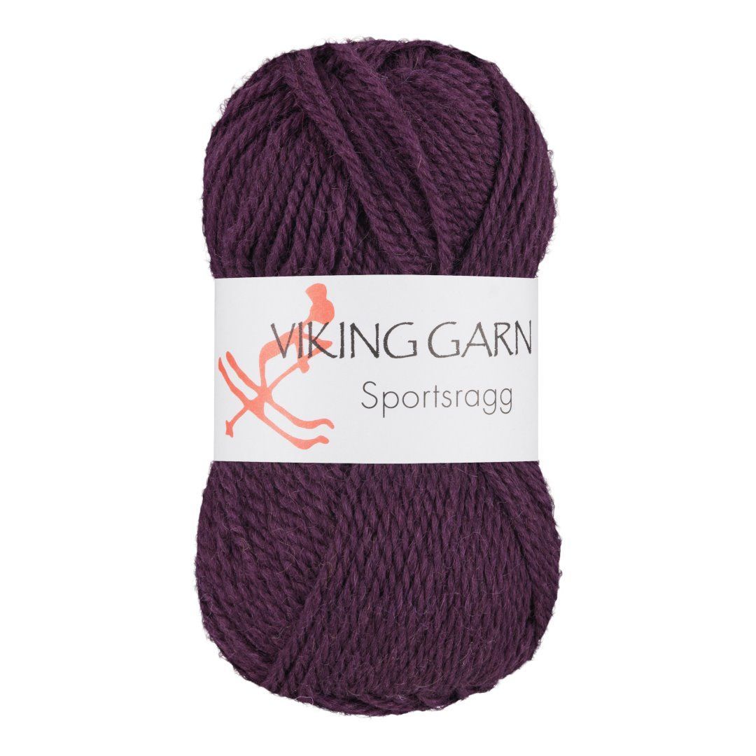 Garn viking sportsragg 578 mørk syrin